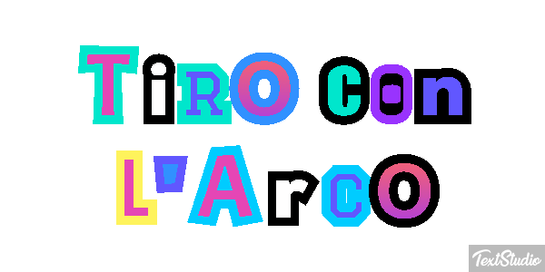 Tiro con l'arco Effetto testo