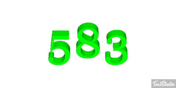 583 Текстовый эффект
