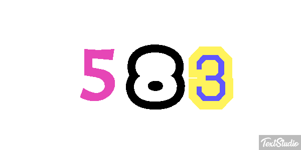 583 Текстовый эффект