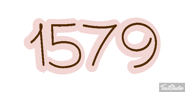 1579 Text effect