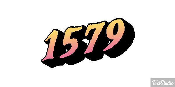 1579 Text effect