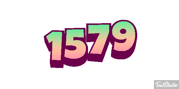1579 Text effect