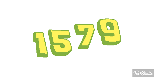 1579 Text effect