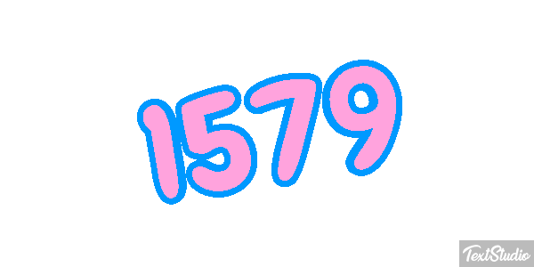 1579 Text effect