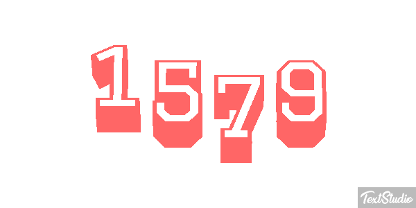 1579 Text effect