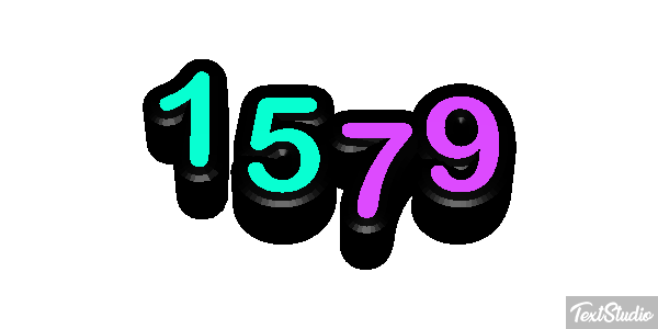 1579 Text effect