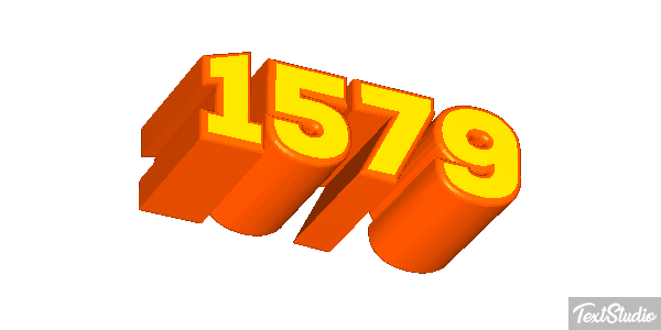 1579 Text effect