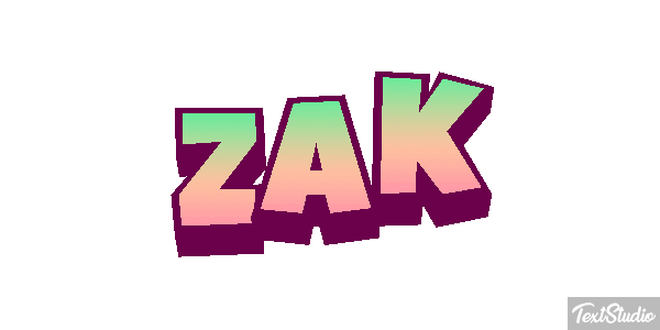 Zak Text effect