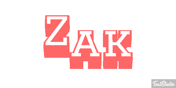 Zak Text effect