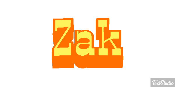 Zak Text effect