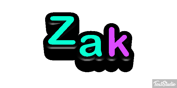 Zak Text effect