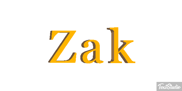 Zak Text effect