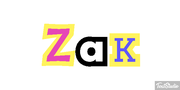 Zak Text effect