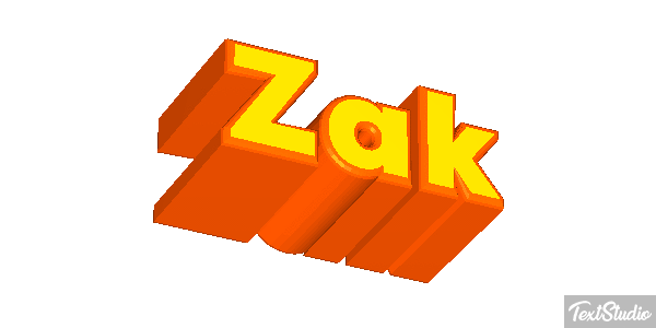Zak Text effect