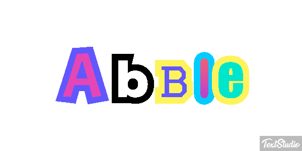 Abbie Text effect