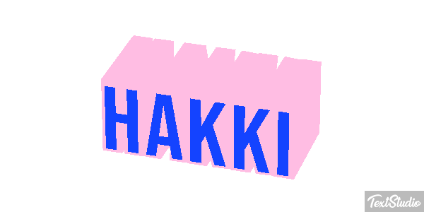 Hakkı Tekst effect