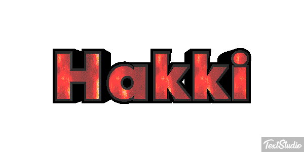 Hakkı Tekst effect