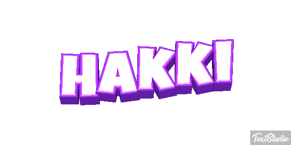 Hakkı Tekst effect