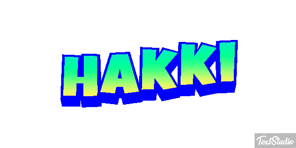 Hakkı Tekst effect