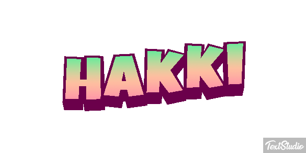Hakkı Tekst effect