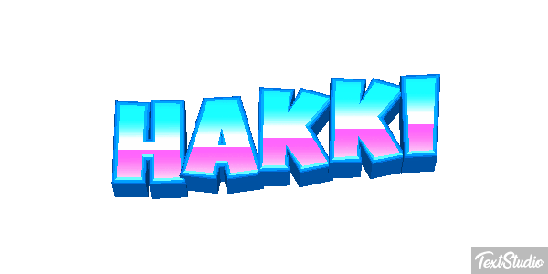 Hakkı Tekst effect