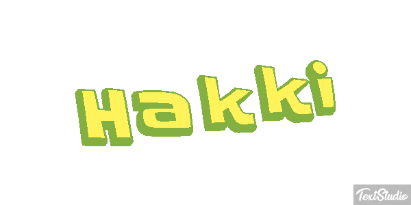 Hakkı Tekst effect