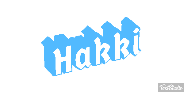 Hakkı Tekst effect