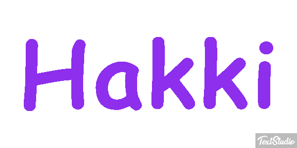 Hakkı Tekst effect