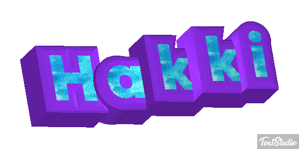 Hakkı Tekst effect