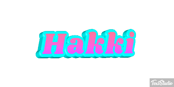 Hakkı Tekst effect