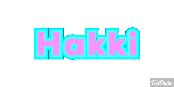 Hakkı Tekst effect