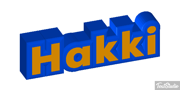 Hakkı Tekst effect