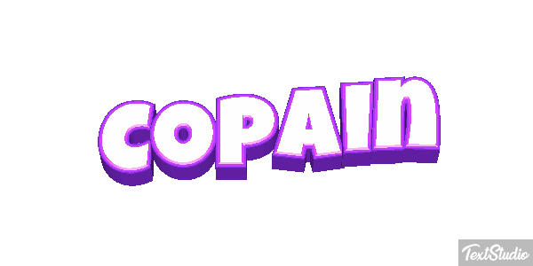 Copain Text effect