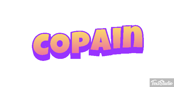 Copain Text effect