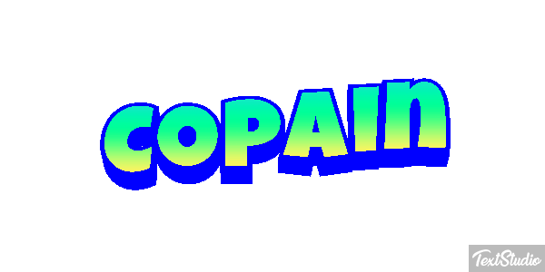 Copain Text effect
