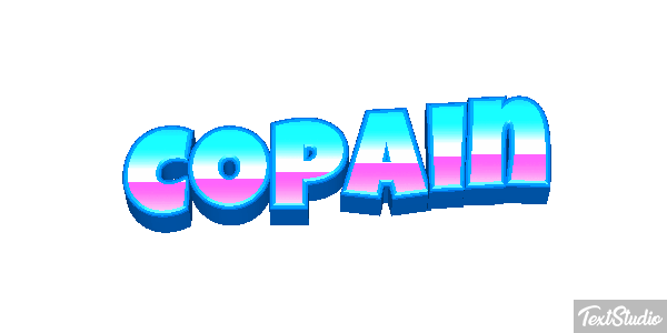 Copain Text effect