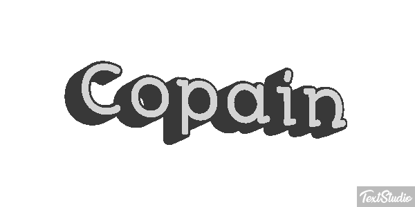 Copain Text effect