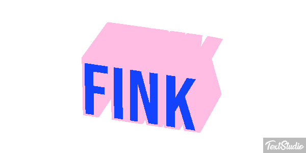 Fink Effetto testo