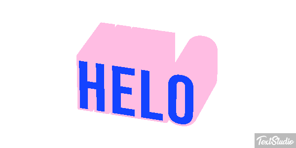 Helo Effet de texte
