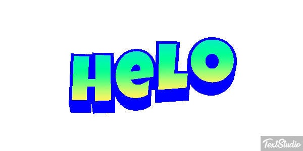 Helo Effet de texte
