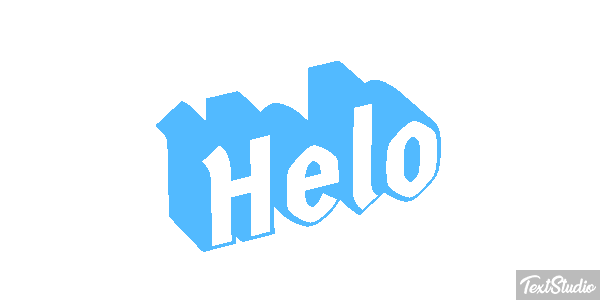 Helo Effet de texte