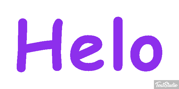 Helo Effet de texte