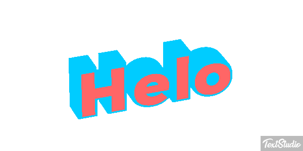 Helo Effet de texte