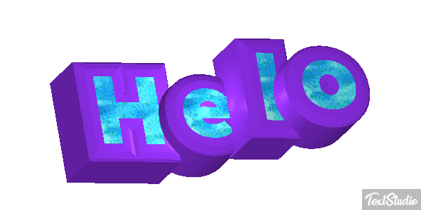 Helo Effet de texte