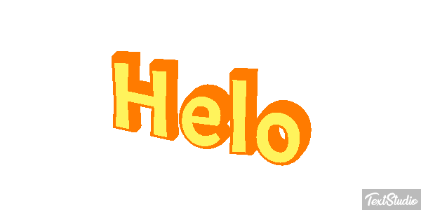 Helo Effet de texte