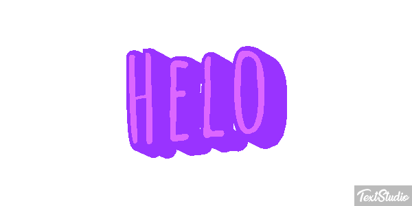Helo Effet de texte