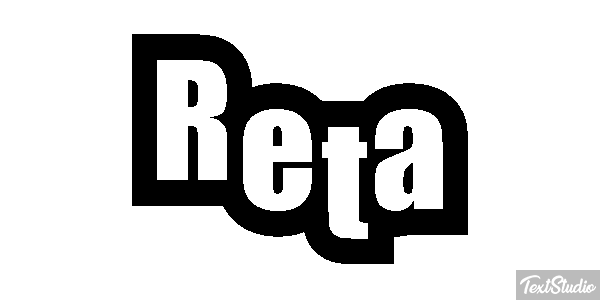 Reta Efeito do texto