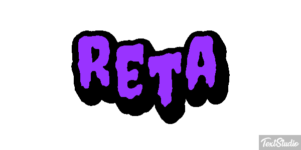 Reta Efeito do texto