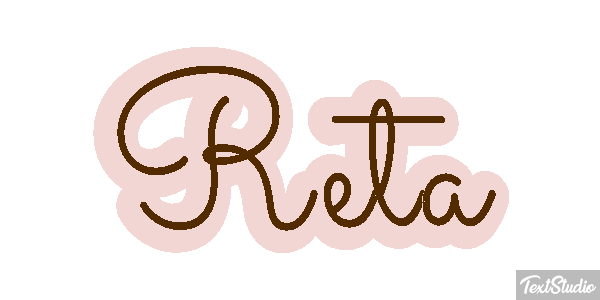 Reta Efeito do texto