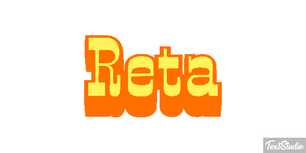 Reta Efeito do texto